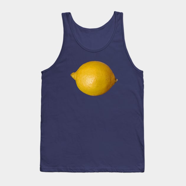 Food Sour Fruit Lemon Photo Tank Top by ellenhenryart